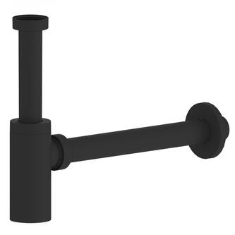 KING Waschtisch-Siphon 5/4", Durchmesser 32mm, ABS/schwarz matt