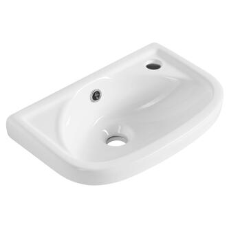 REX Keramik Waschbecken 41x28cm, Weiß