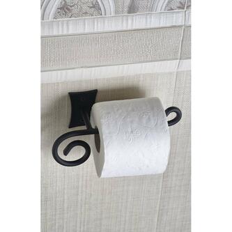 REBECCA Toilettenpapierhalter ohne Deckel, Schwarz