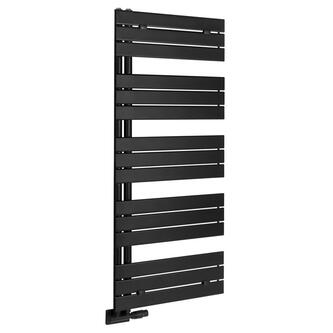 MYTHOS Badheizkörper 500x1430mm, Schwarz matt