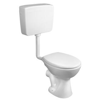 Kombi-WC, Abgang waagerecht, weiß