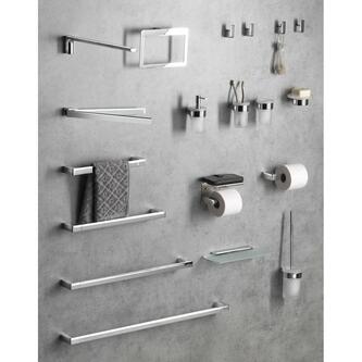 PIRENEI Handtuchhalter, Chrom