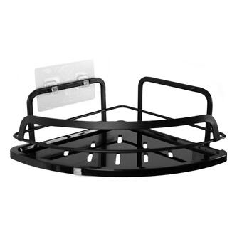 KIM Duschablage für die Ecke, 205x83x205mm, Schwarz