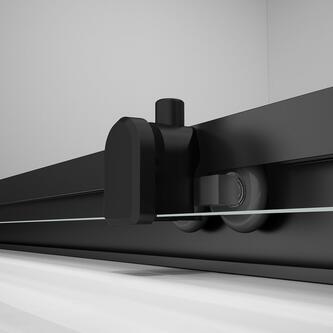 EASY BLACK Rechteckige Duschkabine 1200x700mm L/R Variante