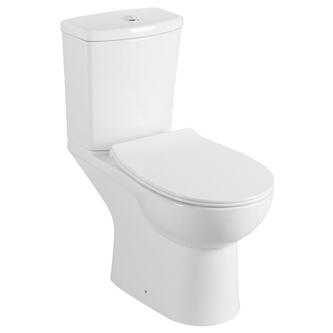 KAIRO Kombi-WC, Abgang waagerecht, weiß