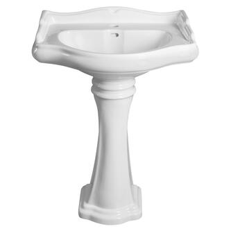 RETRO Keramik-Säule für Waschtische 56,69,73cm, weiß