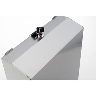 Papierhandtuchspender 285x370x105mm, Edelstahl matt