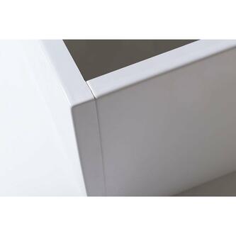 PLAIN 160 Frontschürze 160x59cm, links, weiß