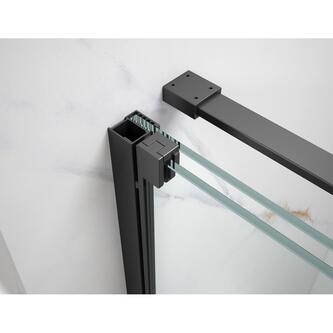 SPIRIT BLACK Rechteckige Duschkabine 1300x1000mm L/R Variante