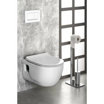 EDITA WC Sitz, SLIM, Soft Close, weiss