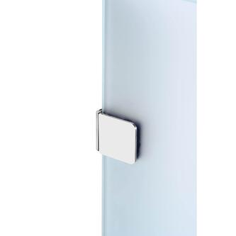 Urinal-Trennwand, 80x40 cm, Milchglas
