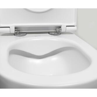 INFINITY Hänge-WC, spülrandlos, 36,5x53cm, weiss matt