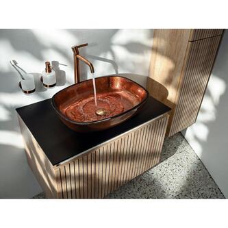 KVAORE Glaswaschtisch 54x39,5 cm, Kupfer