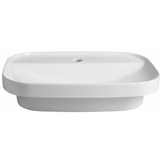 INFINITY Keramik-Waschtisch zum Einbauen 55x40cm, weiss