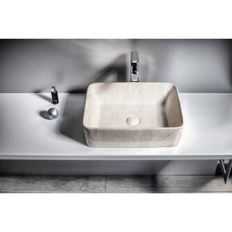 DALMA Keramik-Waschtisch 48x38 cm, marfil