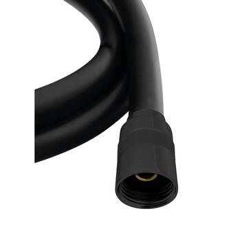 SOFTLEX Plastik-Duschschlauch, 150cm, Schwarz matt