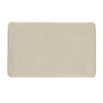 FUZZY Badematte, 50x80cm, 100% Polyester, Anti-Rutsch, tortora