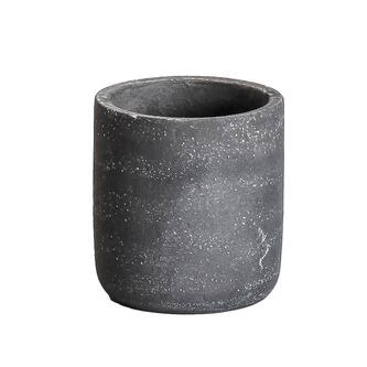 OSAKA Glas/Zahnputzbecher zum Stellen, grau