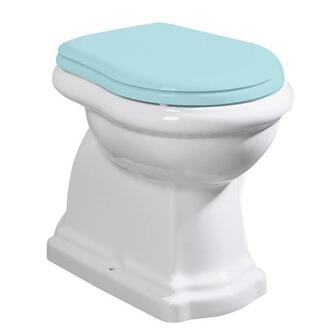 RETRO WC Becken 38,5x45x59cm, Abgang senkrecht, weiß