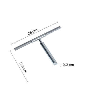 THOR Duschabzieher, Chrom