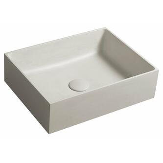 FORMIGO Betonwaschbecken, 47,5x14x36,5 cm, sand