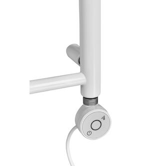 WICHER E-Patrone mit Thermostat, 400 W, Weiß matt