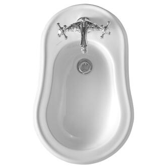 RETRO Bidet 38,5x60cm, Weiß